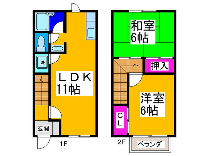 メゾンド ショウウンの物件間取画像