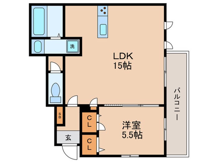 ハイムT.K.Rの物件間取画像