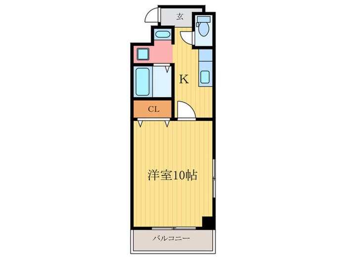 グリ－ンコ－トの物件間取画像