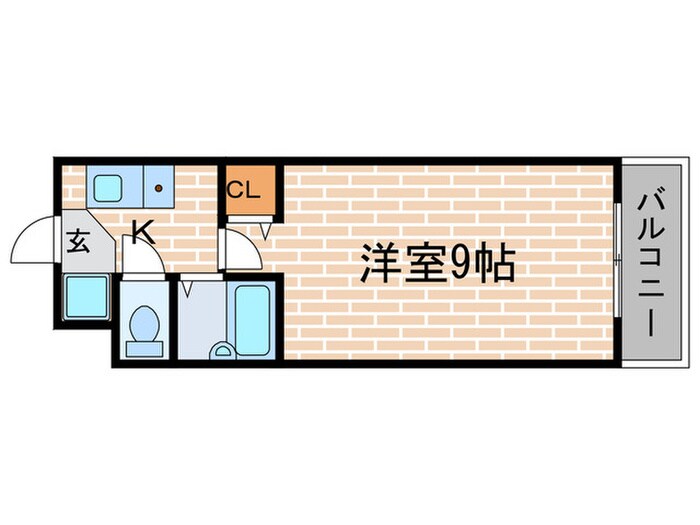 メゾンヤングの物件間取画像