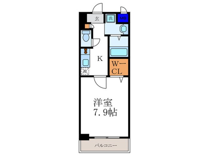 アゼリア五条御前の物件間取画像