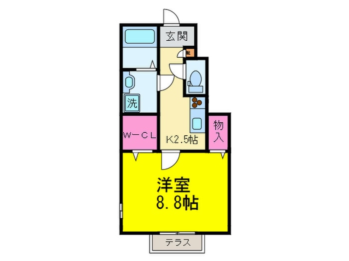 カサラーゾの物件間取画像