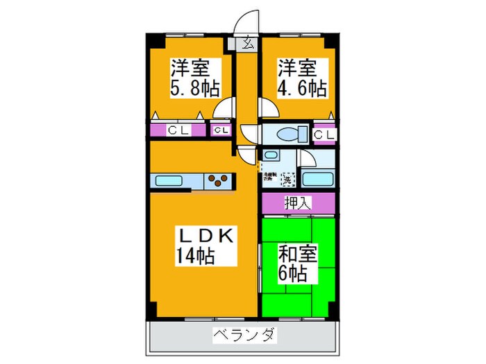 Ｙ・Ｆヒルズ宮山の物件間取画像