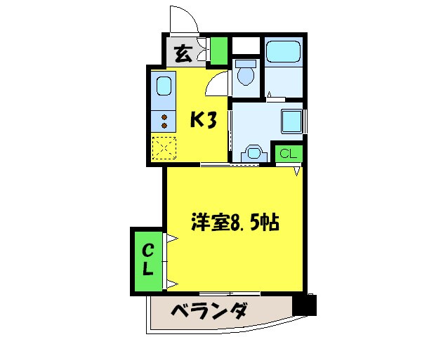 住吉橋ＴＫハイツの物件間取画像
