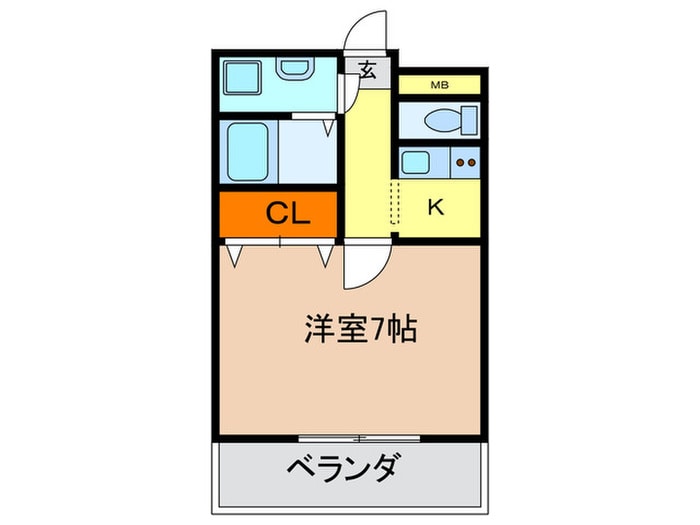 ラ・コートドール新神戸の物件間取画像