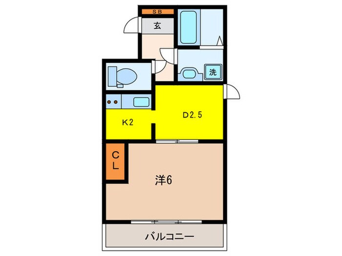 ラ・コートドール新神戸の物件間取画像