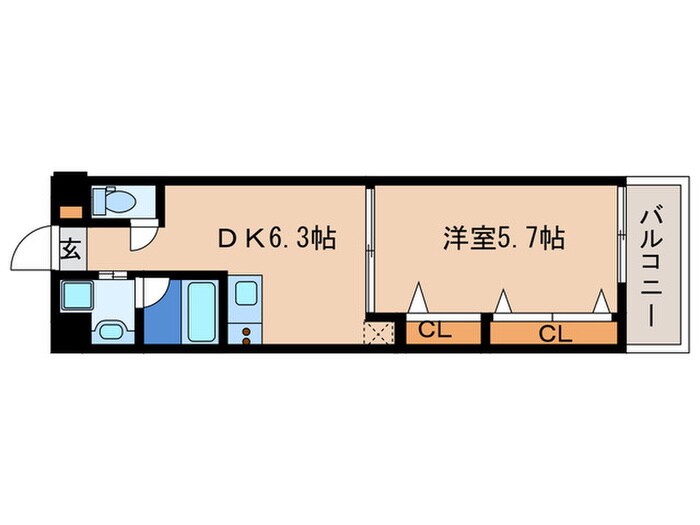 DAIWA　RESIDENCE　FUDANOTSUJIの物件間取画像