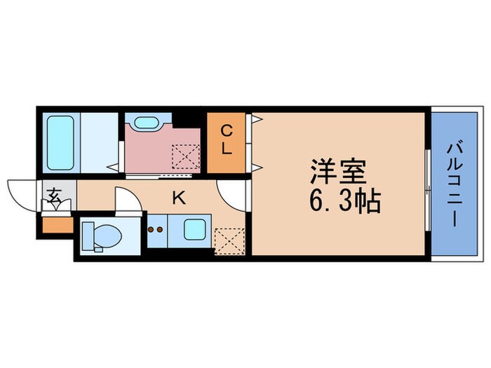 パークサイドメゾン新梅田の物件間取画像