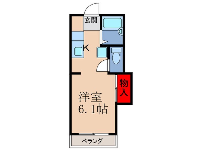 ライトハウスイ－ストの物件間取画像