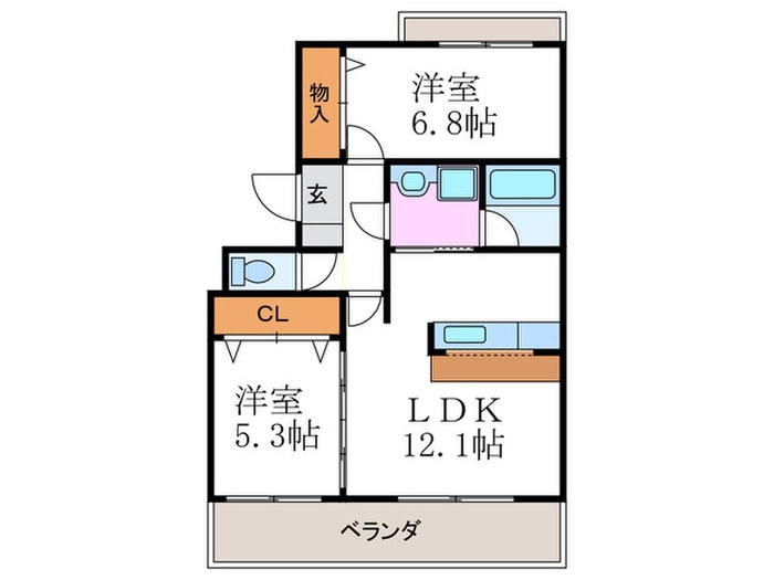 アクシス・Ｔの物件間取画像