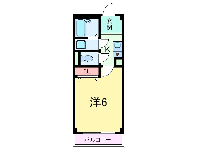 パピヨン青木の物件間取画像