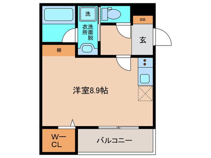 ｽﾃﾗウッド南恵我之荘Ⅱの物件間取画像