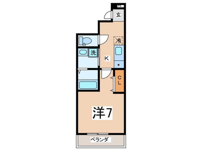 フジパレス長田サウスの物件間取画像