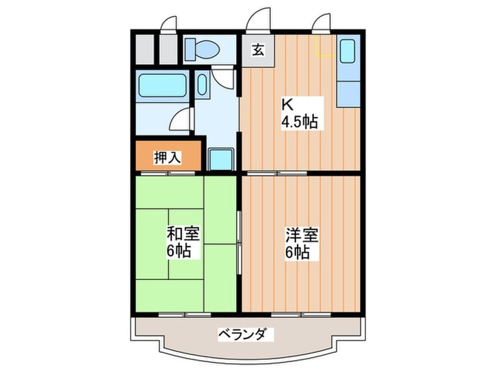 ＮＪマンション本町の物件間取画像