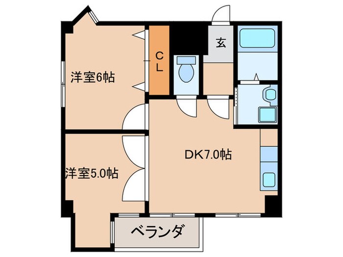 Ｂ　ＬＩＢＥＲの物件間取画像