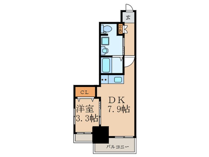K′s SQUARE ESAKAの物件間取画像