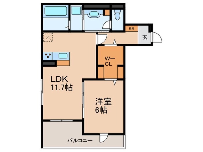 エクレール・シエルの物件間取画像