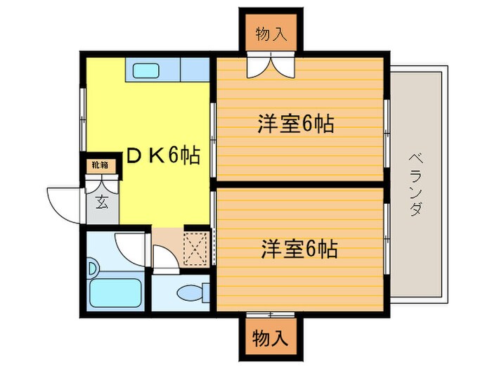 桂エクセレンスの物件間取画像