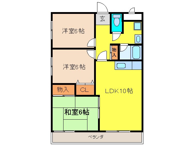 アーベインコートの物件間取画像