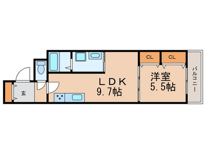 Terrasse House HARUKAの物件間取画像