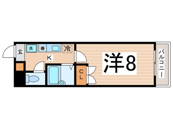 クリスタルハイツの物件間取画像