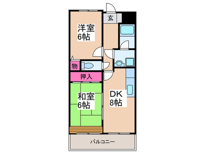 物件間取画像