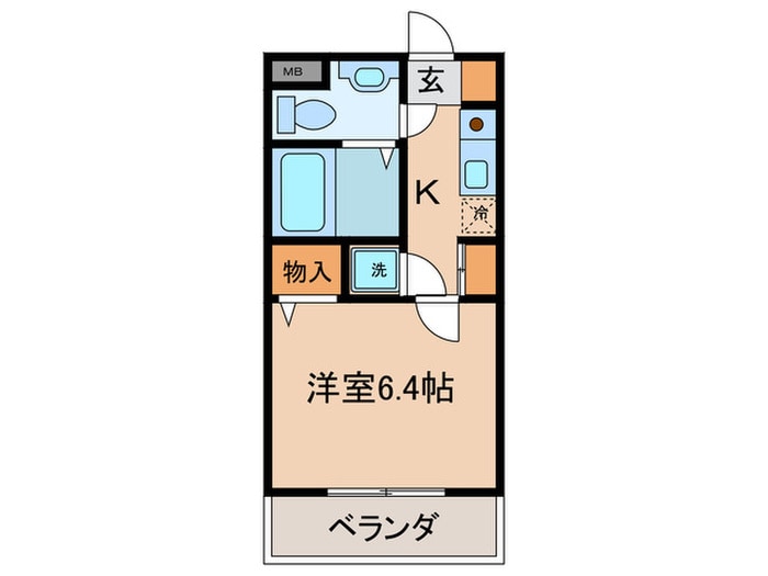 N-CUBE MINAMIBEFUの物件間取画像