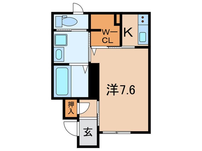プランドール豊町の物件間取画像