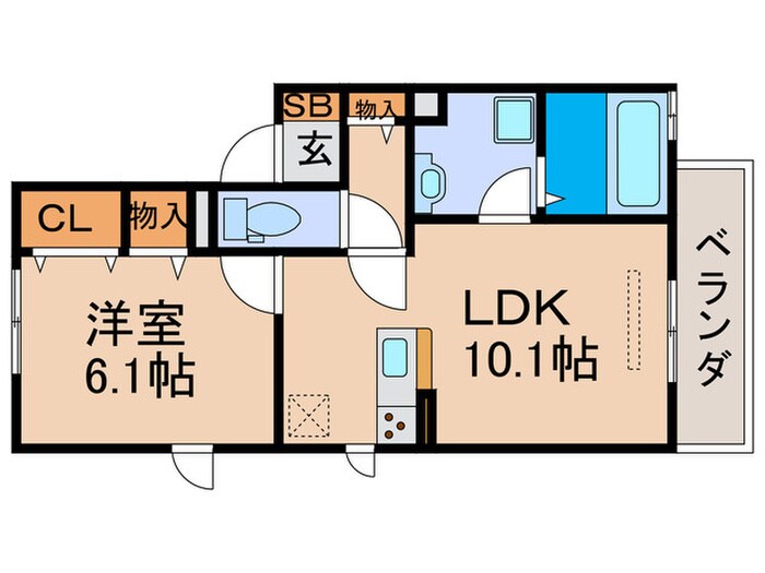 セピアコート住吉大社の物件間取画像