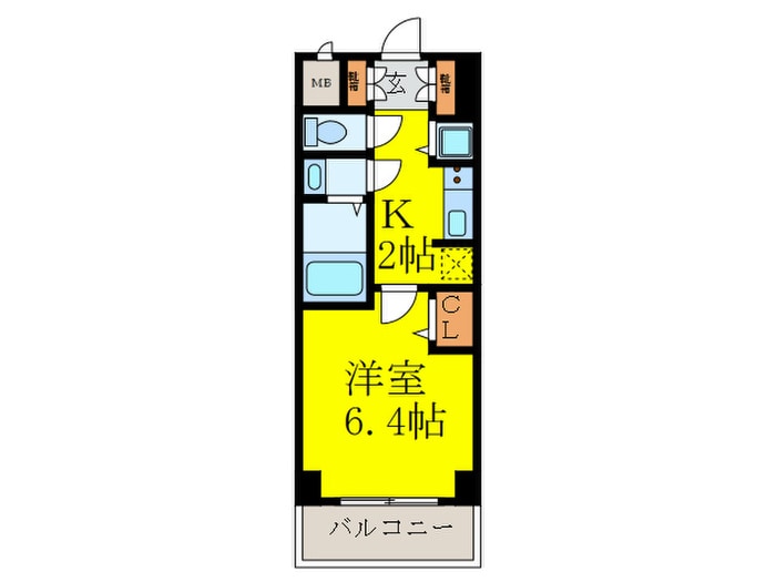 S-RESIDENCE江坂の物件間取画像