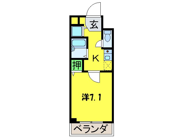 モンデ－ルの物件間取画像