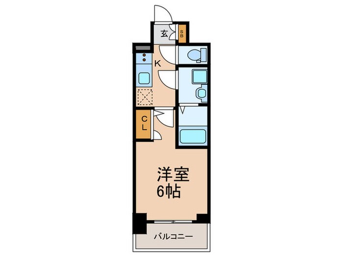 エスリードレジデンス大阪本町の物件間取画像