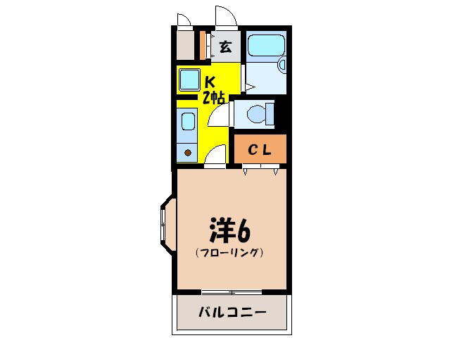 エスポワ－ルの物件間取画像