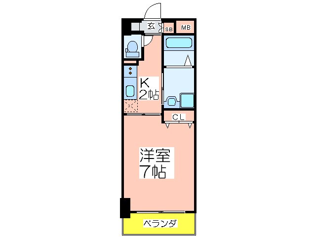 ＣＡＳＡ京橋の物件間取画像