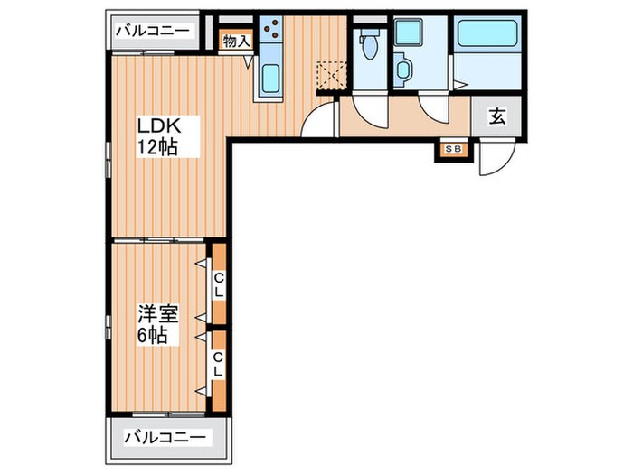 ロワールの物件間取画像