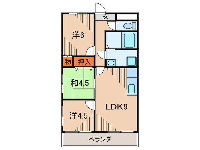 ドエル仁川の物件間取画像