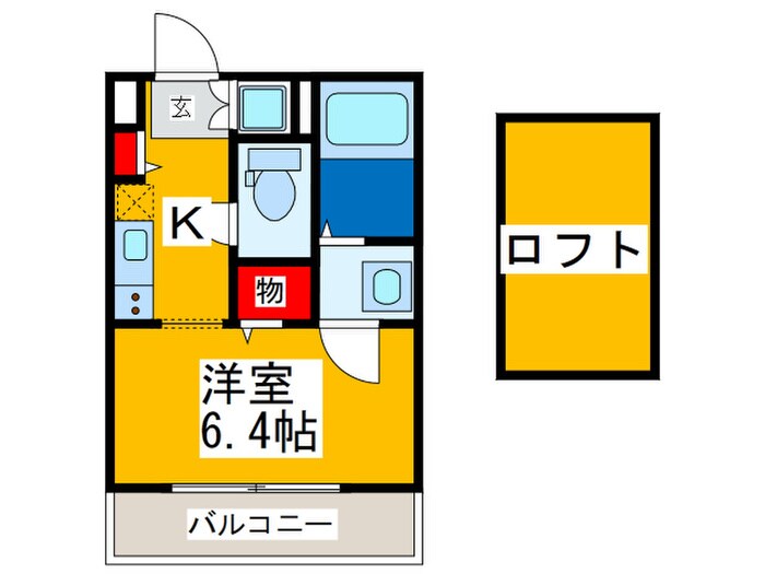 メゾンドF01の物件間取画像