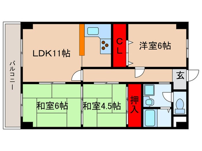 Ｒ＆Ｅ川西ビルの物件間取画像