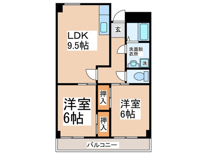 ルネアルマーニの物件間取画像