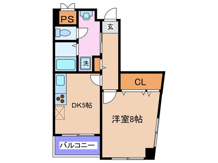 ドムス東梅田の物件間取画像