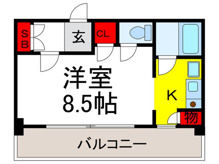 リアライズ緑地北の物件間取画像