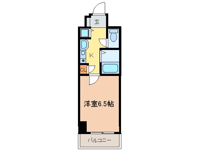 ロイヤルヒル神戸三宮Ⅱ(1104)の物件間取画像