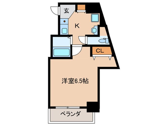 ﾗﾅｯﾌﾟｽｸｴｱ中之島公園（1203）の物件間取画像