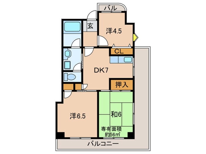 αー１の物件間取画像