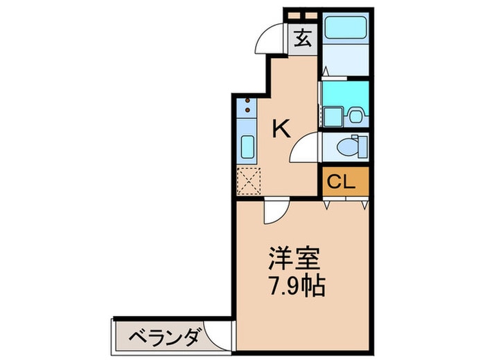 フジパレス住ノ江駅南ノースの物件間取画像