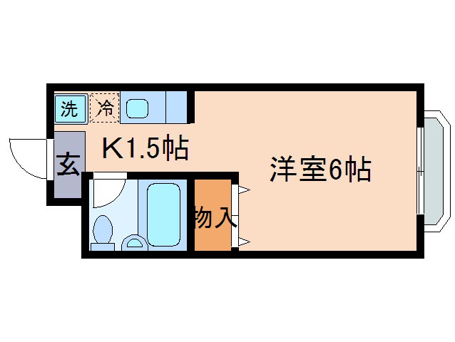 ジョイフル草津の物件間取画像