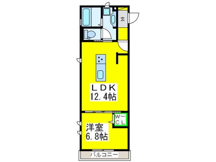 ムーラン　ア　ヴァンＢの物件間取画像