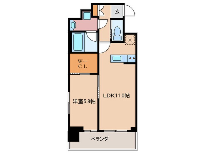 Ｌａ　Ｄｏｕｃｅｕｒ天満の物件間取画像