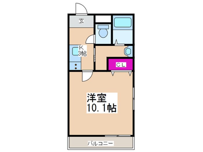 フジパレス北加賀屋Ⅱ番館の物件間取画像