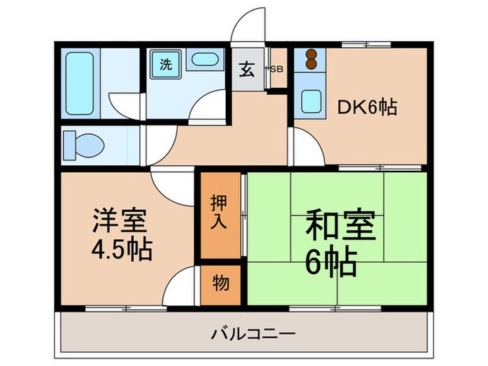 物件間取画像